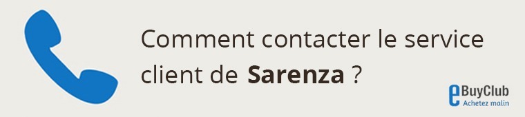 Comment contacter le service client Sarenza ?