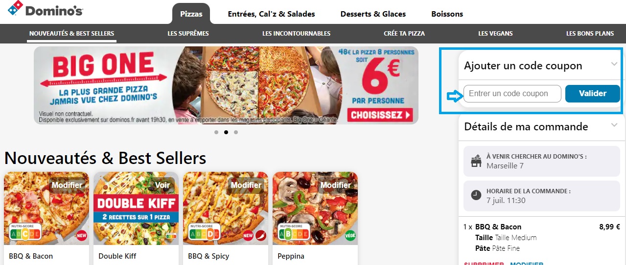 Comment profiter d’un code promo Domino’s Pizza valide ?
