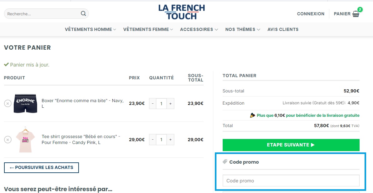 Comment profiter d’un code promo La French Touch valide ?