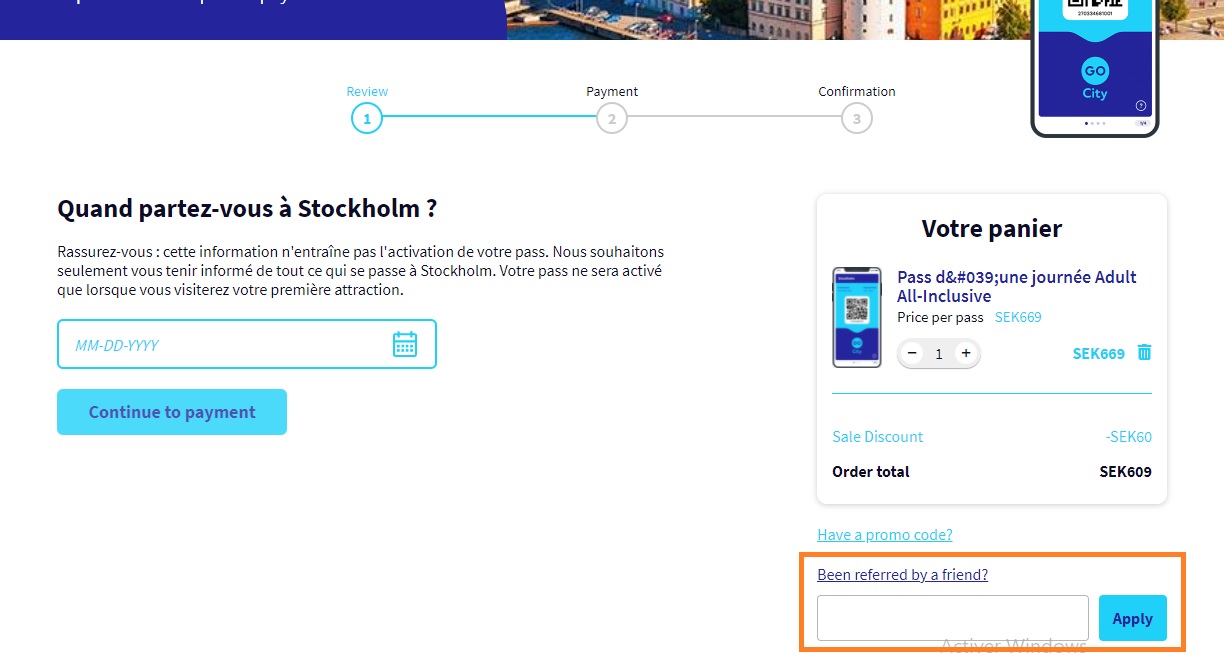 Où mettre un code promo The Stockholm Pass valide ?
