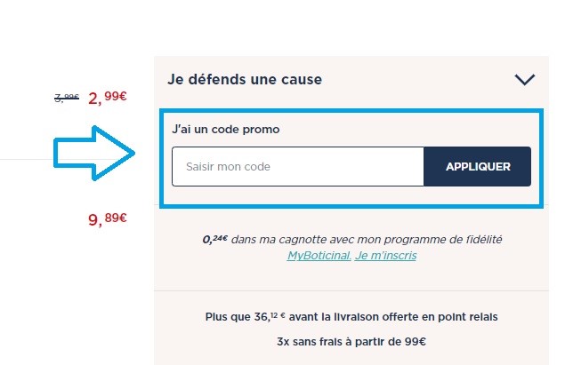 Code promo Boticinal