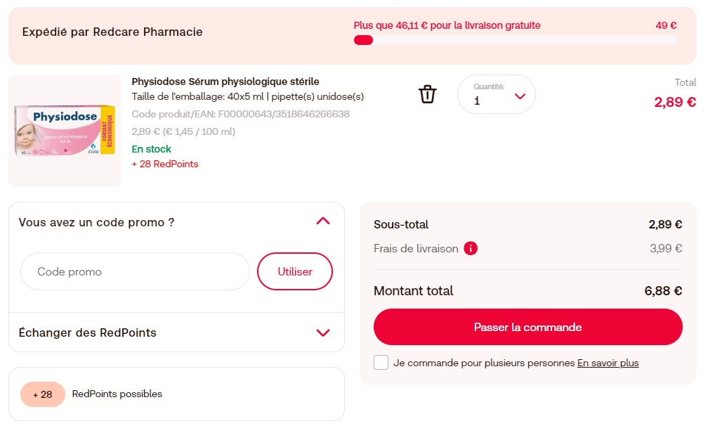 Code promo Redcare Pharmacie