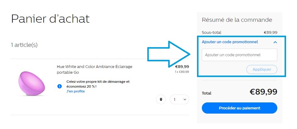 Code promo Philips Hue