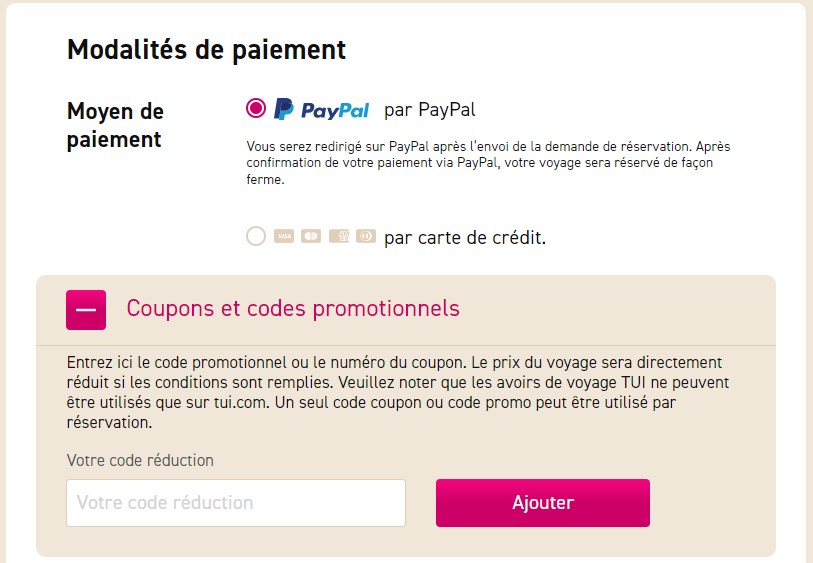 Code promo ltur