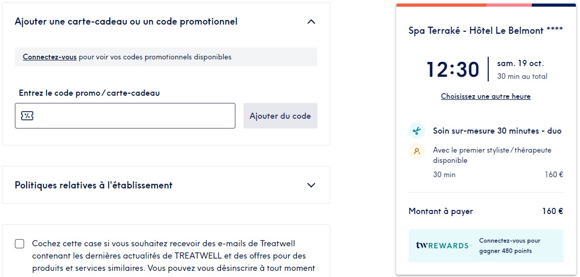 Code promo Treatwell