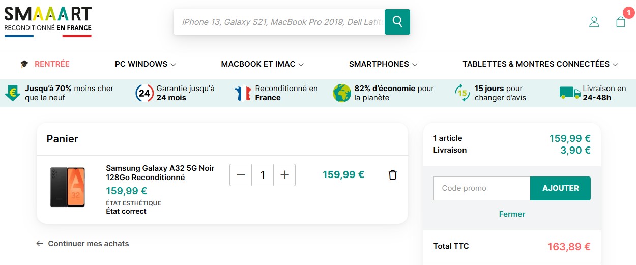 Code promo Smaaart