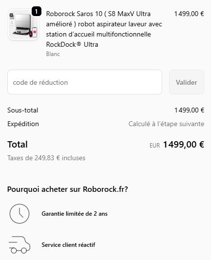 Code promo Roborock