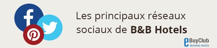 Quels réseaux sociaux pour B&B Hotels ?