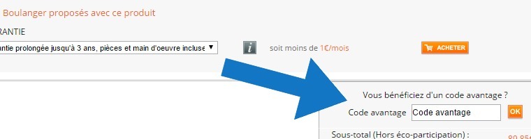 Coupons promotions boulanger