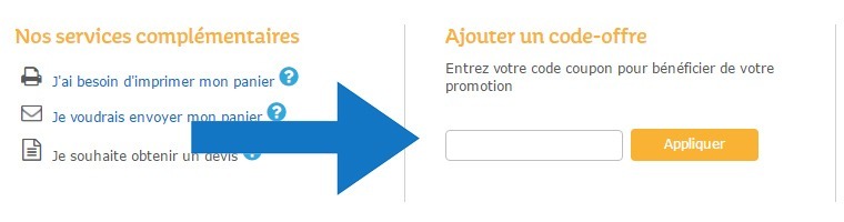 Où mettre un code promo Manutan ?